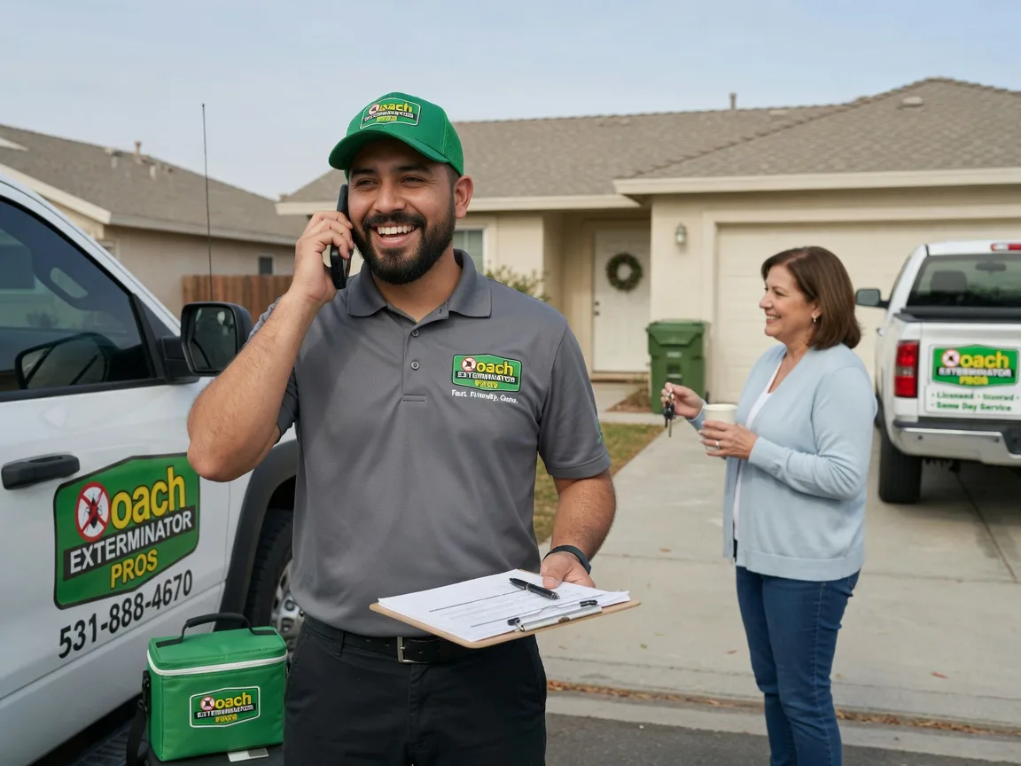 Pest Control Roach Exterminator South Vienna, OH FAQs